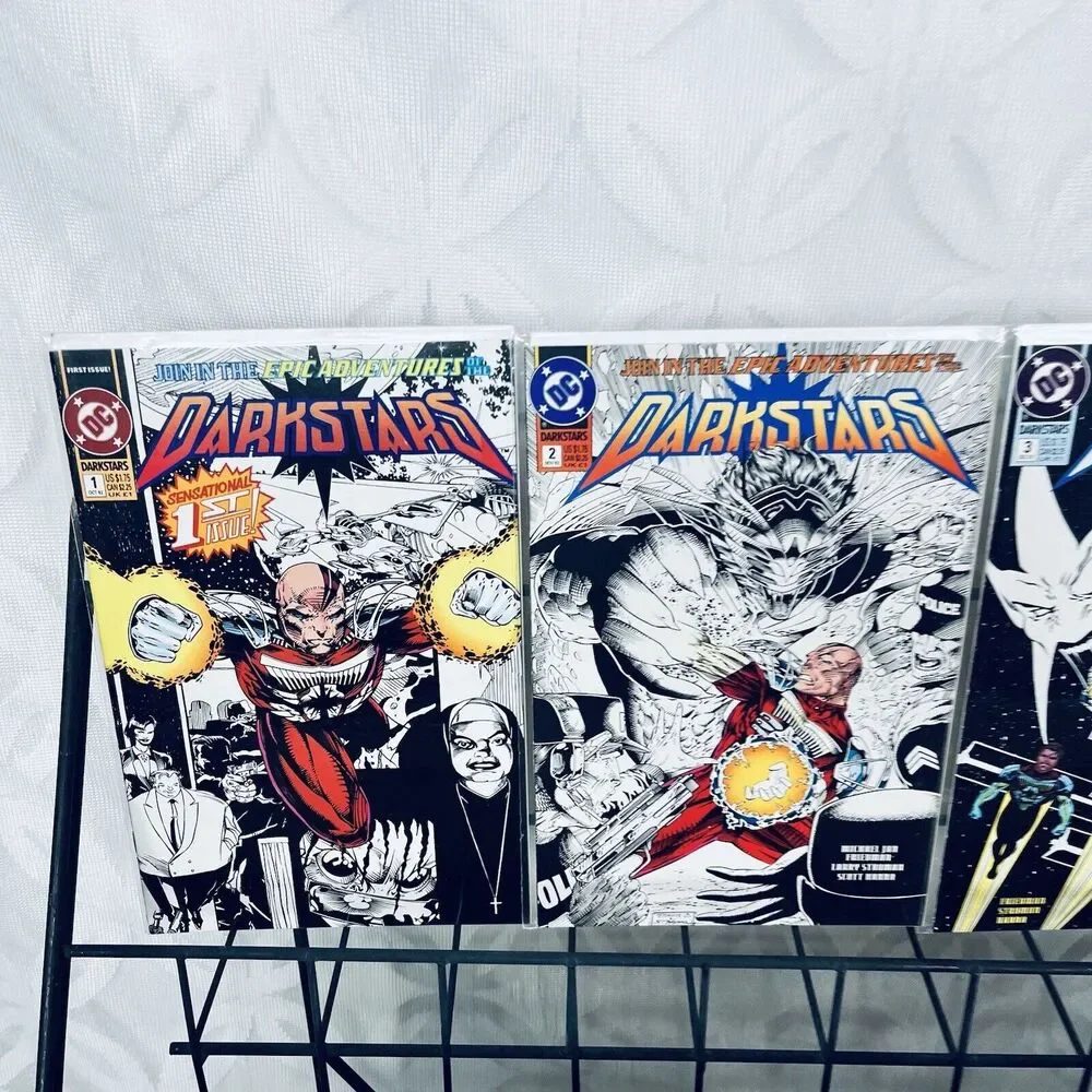 DARKSTARS 1-7 & Trinity 1-2 Lot (1992,‎ DC) 1st appearance of the Darkstars
